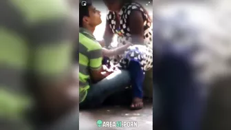 Viral Desi XXX MMS! In the bush, villager caught a couple fucking