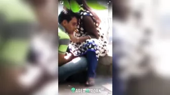 Viral Desi XXX MMS! In the bush, villager caught a couple fucking