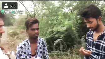 After school naughty Indian couple was caught doing mangal in the jungle