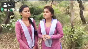 After school naughty Indian couple was caught doing mangal in the jungle