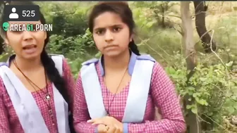 After school naughty Indian couple was caught doing mangal in the jungle