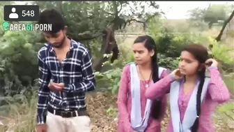 After school naughty Indian couple was caught doing mangal in the jungle