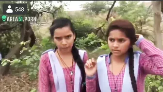 After school naughty Indian couple was caught doing mangal in the jungle