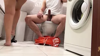 Brother taboo sex with his sister while the parents are in the other room