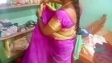 Student catches Kerala teacher aunty masturbating and fucks her