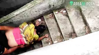 Kerala aunty in salwar kameez outdoor fuck with devar