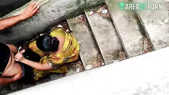 Kerala aunty in salwar kameez outdoor fuck with devar