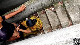 Kerala aunty in salwar kameez outdoor fuck with devar