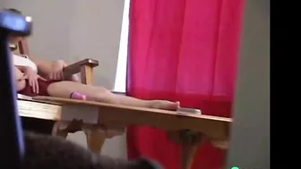 Hidden cam in home, caught naughty sister masturbating before class Hidden cam in home, caught naughty sister masturbating before class