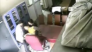 Hidden cam catches Indian professor fucks college student. leaked Desi sex
