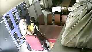 Hidden cam catches Indian professor fucks college student. leaked Desi sex