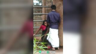 Kerala aunty gives bf a head and swallow his cream outdoor. Desi XXX sex