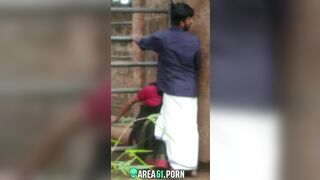 Kerala aunty gives bf a head and swallow his cream outdoor. Desi XXX sex