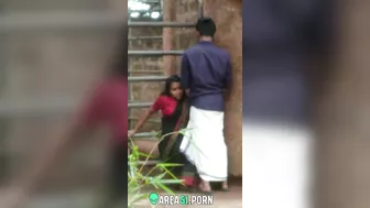 Kerala aunty gives bf a head and swallow his cream outdoor. Desi XXX sex