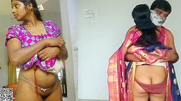Kerala aunty leaked MMS video, Desi lover slyly taking video of her butt