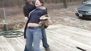 Jabardasti sex video! Loser girl gets kidnapped, bound and fuckrd
