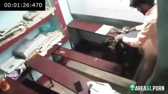 Nerdy girl hard fucked by college teacher. Leaked Desi XXX video.