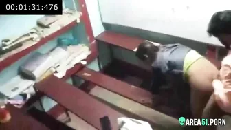 Nerdy girl hard fucked by college teacher. Leaked Desi XXX video.