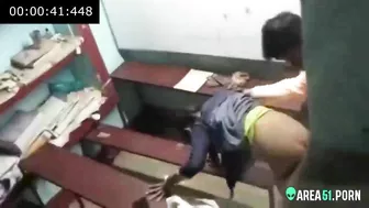 Nerdy girl hard fucked by college teacher. Leaked Desi XXX video.