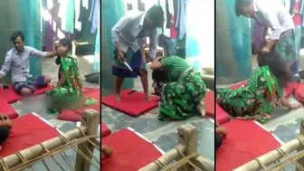 Leaked scandal video, mad husband stabs indian woman for "Not Complying"