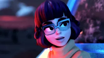 Scooby-Doo Hentai. Velma Dinkley fuck and suck on Halloween