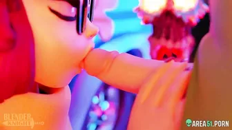 Scooby-Doo Hentai. Velma Dinkley fuck and suck on Halloween