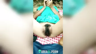 Desi MMS viral -  Indian girl loves having tasty dick in her bushy cunt