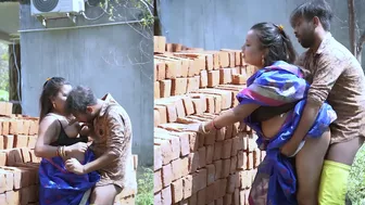 Desi aunty get caught cheating with young man living in the neighborhood