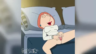 Lois Griffin hidden masturbate and playing the clit