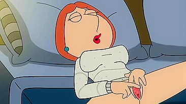 Lois Griffin hidden masturbate and playing the clit
