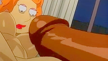 XXX Family Guy : Lois Griffin gets banged by two guys fucking her