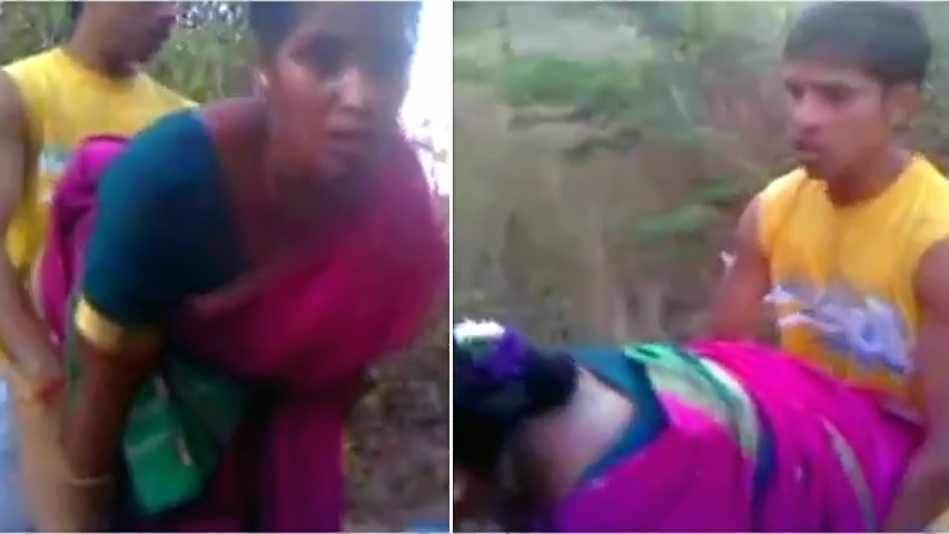 Xxx Deshi Anti Bf - XXX Desi viral video, village aunty fuck with a young boy, her son film it  | AREA51.PORN