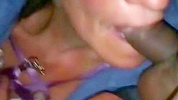 Sleeping mother mouth fucked by horny pervert son
