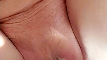 Sleeping 70 old mom fucked by horny son! Cum leaking out of old cunt