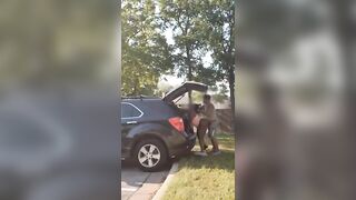 XXX TikTok viral video - Black couple of jerks enjoys outdoor humping