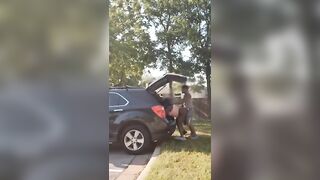 XXX TikTok viral video - Black couple of jerks enjoys outdoor humping