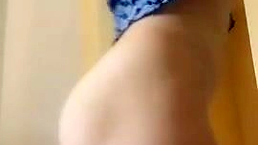 Lovely brunette sis shows slim body in TikTok