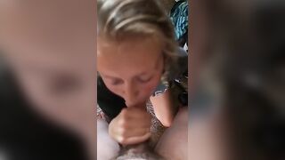 Blonde Gives BJ In POV - Going Viral with Raunchy TikTok Nudes