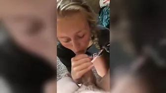 Blonde Gives BJ In POV - Going Viral with Raunchy TikTok Nudes