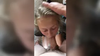 Blonde Gives BJ In POV - Going Viral with Raunchy TikTok Nudes