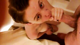 Naked sister and small brother sex in shower while parents not at home