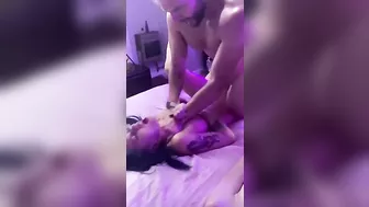 I am a cuckquean! My hubby came in my friends mouth and she happily swallows