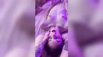 I am a cuckquean! My hubby came in my friends mouth and she happily swallows