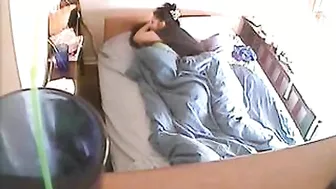 Our babysitter was caught on a hidden camera fucking my wife seducing her