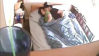 Our babysitter was caught on a hidden camera fucking my wife seducing her