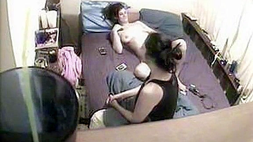 It was caught on hidden camera that our babysitter seduced and fouled my wife