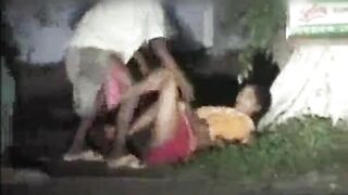 Choda Chodi Desi MMS. A lusty indian aunty doing sex outside with local boy