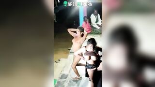 Viral Choda Chodi Desi MMS! Three वेश्या perform nude dance at the village festival