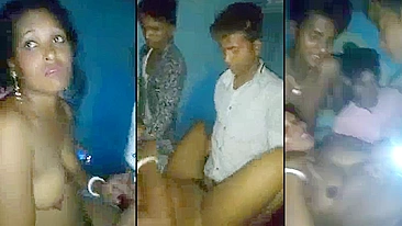 Viral Desi MMS! Village people group bang with a cheap hooker ( वेश्या )