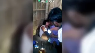 Viral Desi MMS! Village group sex, teen girl fucking with their friends Hindi audio